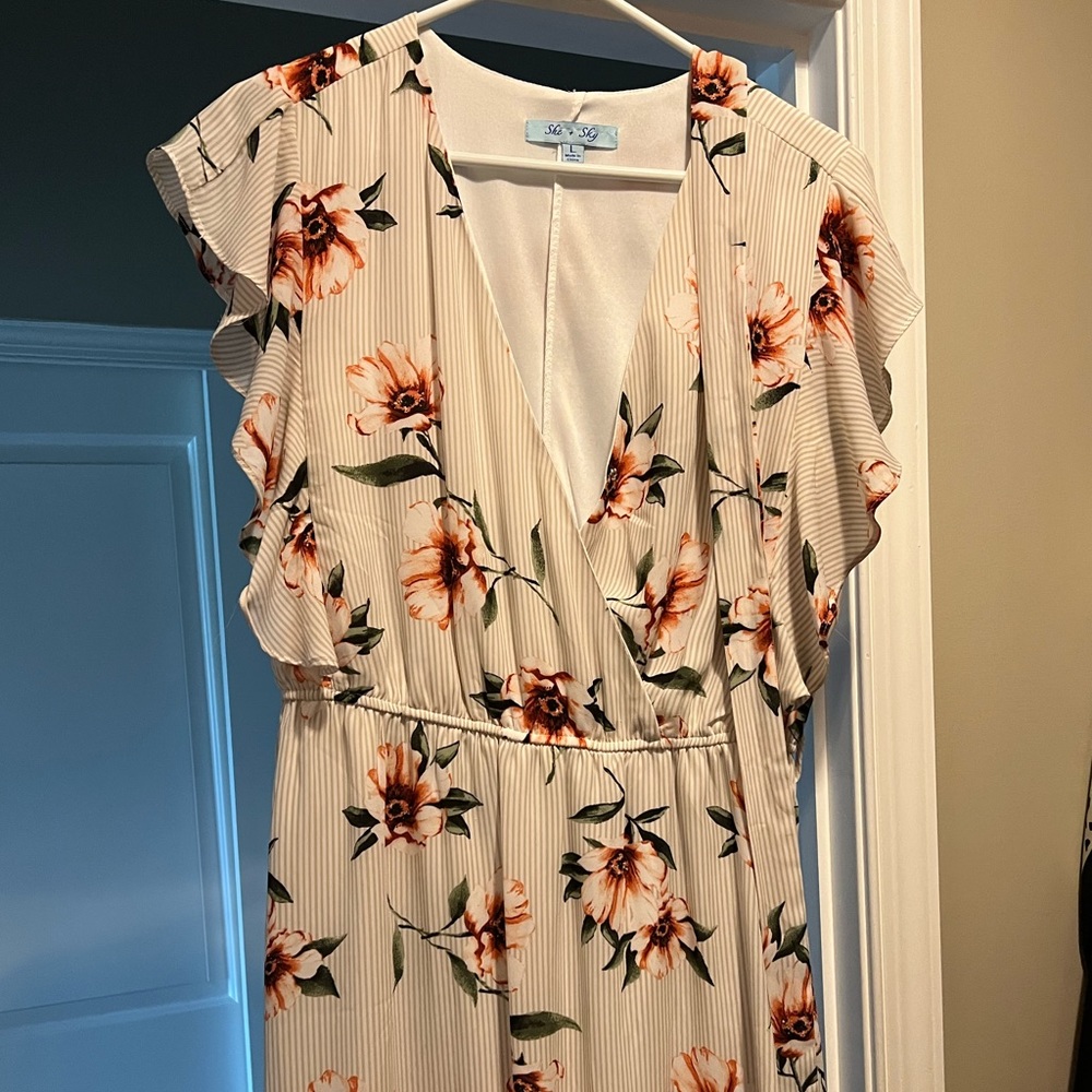 Floral mini dress